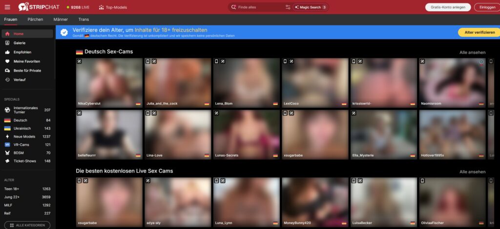 Site-ul Stripchat